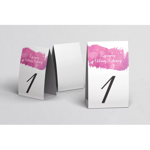 Numerki na stół Stylish Motyw 16