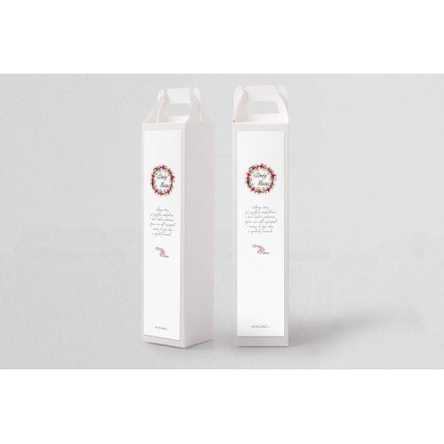 Pudełko na alkohol Akwarelowe Wianki Motyw 2