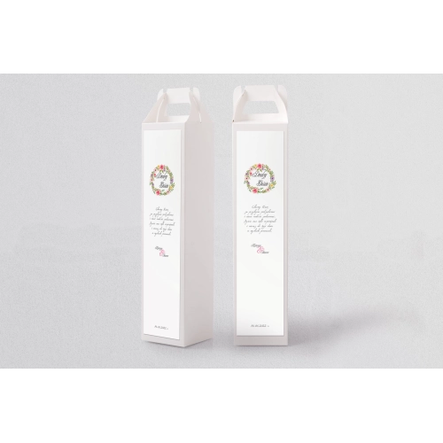 Pudełko na alkohol Akwarelowe Wianki Motyw 5