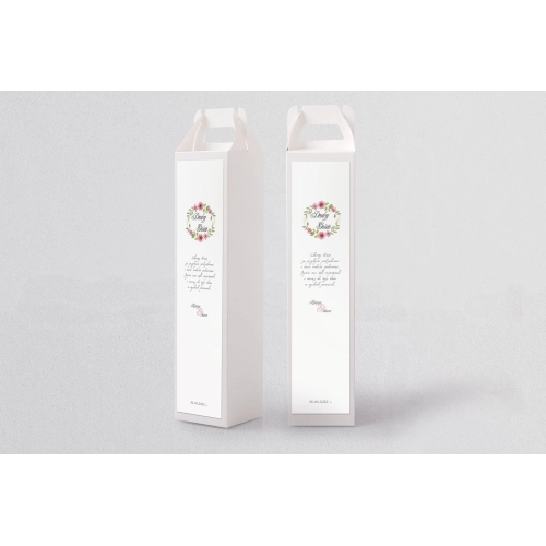 Pudełko na alkohol Akwarelowe Wianki Motyw 6