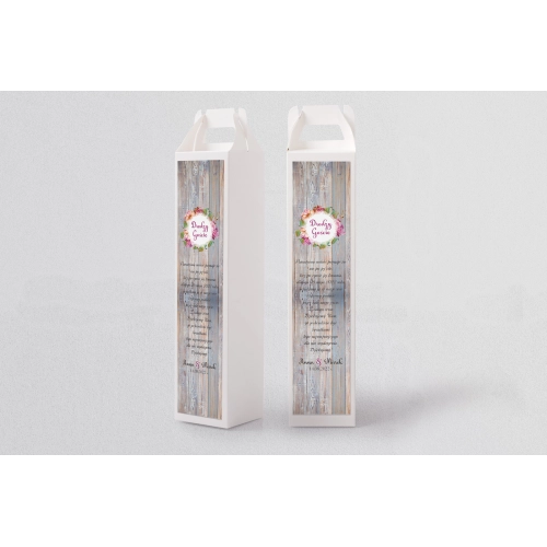 Pudełko na alkohol Rustical Motyw 1