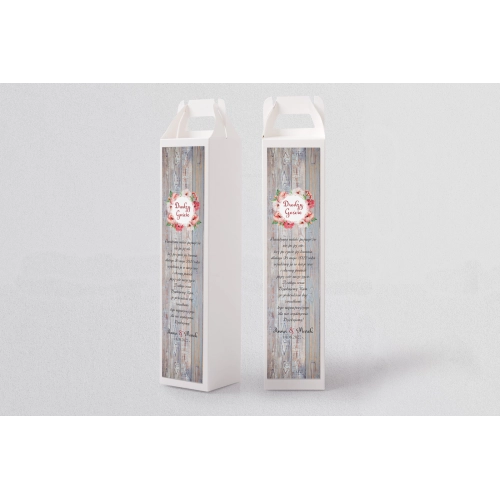 Pudełko na alkohol Rustical Motyw 3