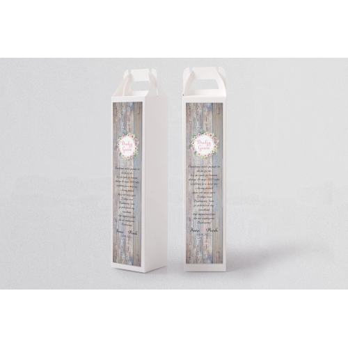 Pudełko na alkohol Rustical Motyw 6