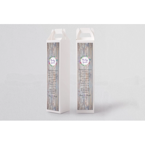 Pudełko na alkohol Rustical Motyw 9