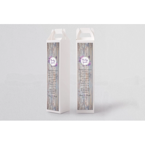 Pudełko na alkohol Rustical Motyw 16