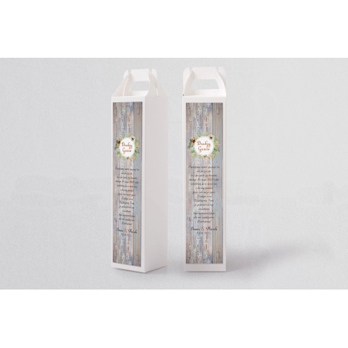 Pudełko na alkohol Rustical Motyw 18