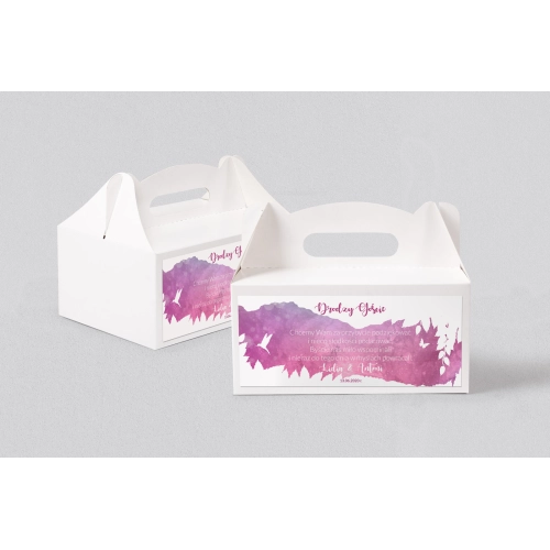 Pudełko na ciasto weselne Stylish Motyw 16