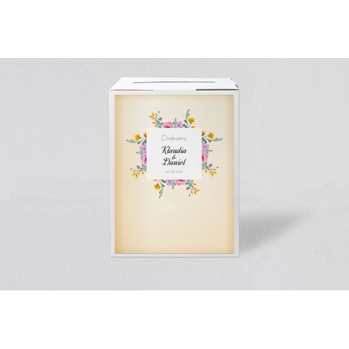 Pudełko na koperty i&nbsp;pieniądze Love Motyw 1