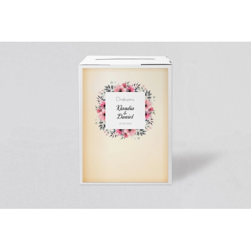 Pudełko na koperty i&nbsp;pieniądze Love Motyw 2