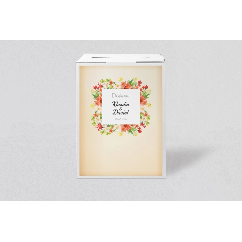 Pudełko na koperty i&nbsp;pieniądze Love Motyw 4