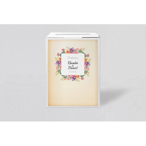 Pudełko na koperty i&nbsp;pieniądze Love Motyw 7