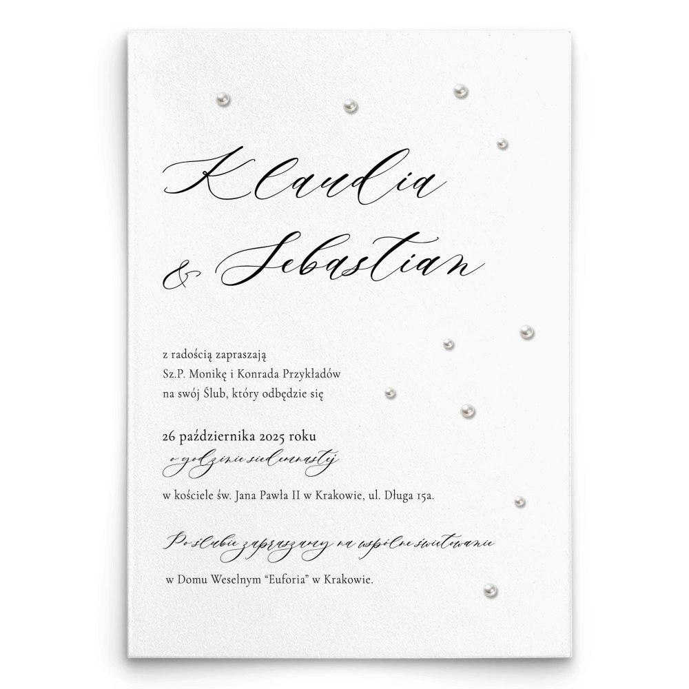 Zaproszenia ślubne Only You