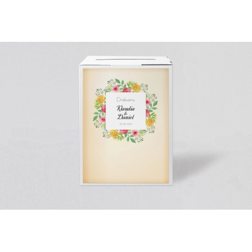 Pudełko na koperty i&nbsp;pieniądze Love Motyw 15