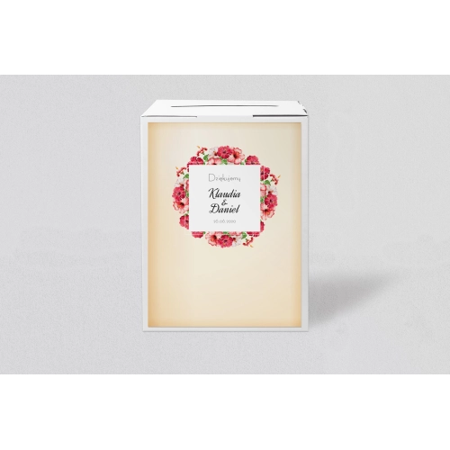 Pudełko na koperty i&nbsp;pieniądze Love Motyw 16