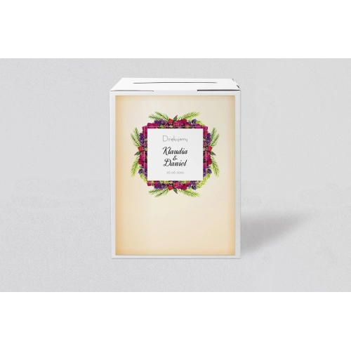 Pudełko na koperty i&nbsp;pieniądze Love Motyw 18