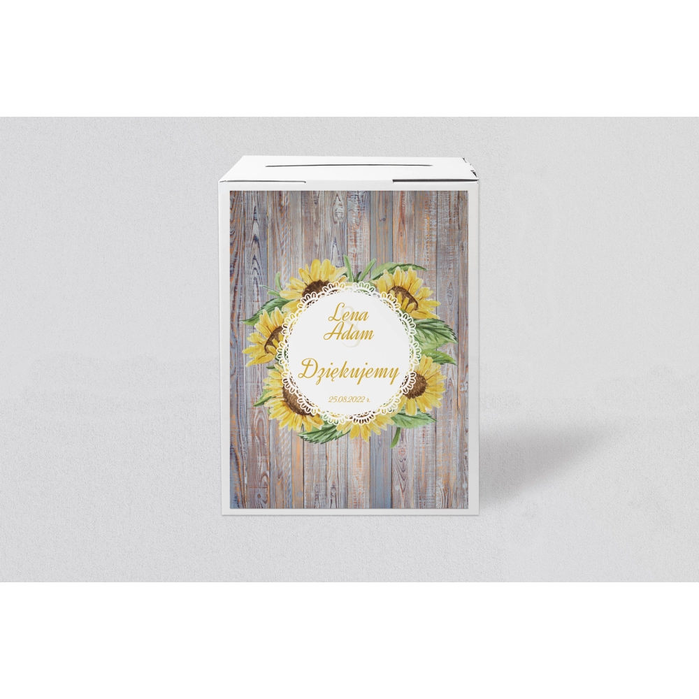 Pudełko na koperty i&nbsp;pieniądze Rustical Motyw 4