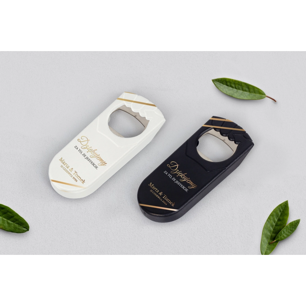 Otwieracz i zamykacz - Marmur & Złoto - Motyw 1