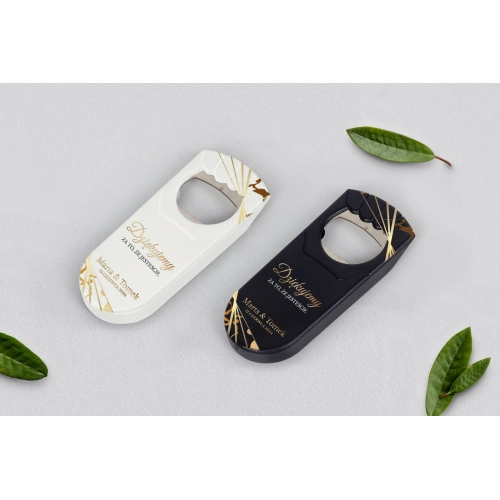 Otwieracz i zamykacz - Marmur & Złoto - Motyw 4