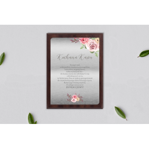 Dyplom ślubny dla świadków - PasteLove Motyw 2