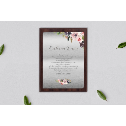 Dyplom ślubny dla świadków - PasteLove Motyw 4