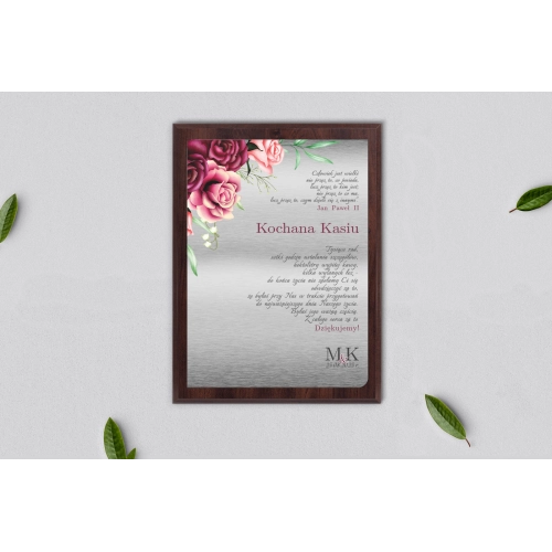 Dyplom ślubny dla świadków - Fabello Motyw 3