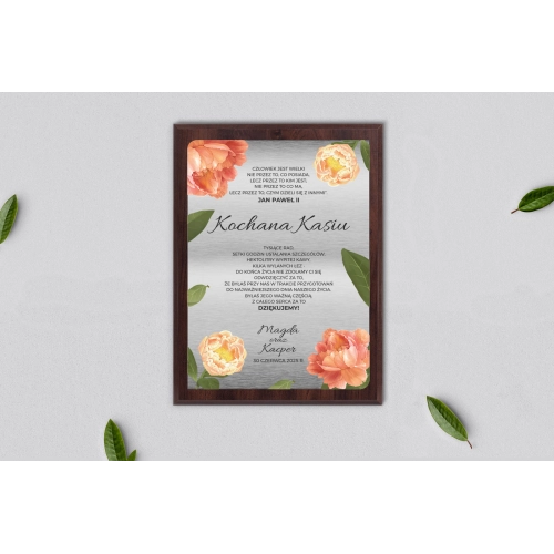 Dyplom ślubny dla świadków - Dream Motyw 5