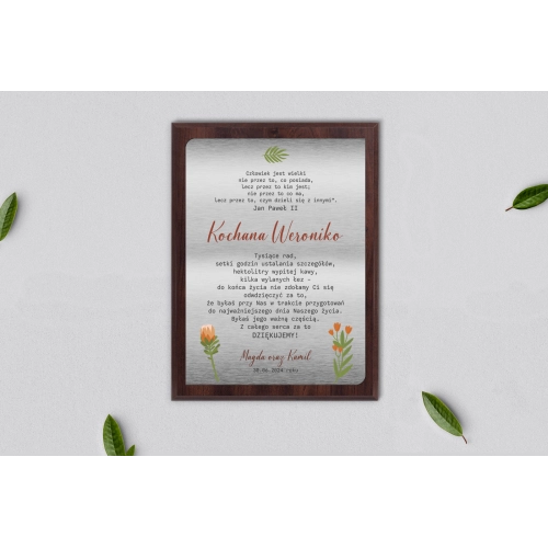 Dyplom ślubny dla świadków - Butterflies - Motyw 1