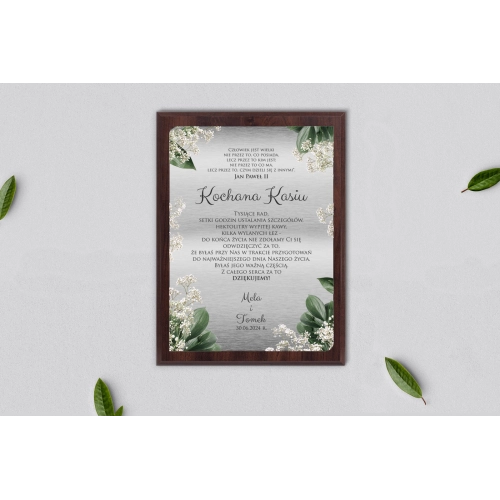 Dyplom ślubny dla świadków - Soft Motyw 1