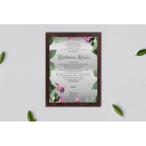 Dyplom ślubny dla świadków - Soft Motyw 6