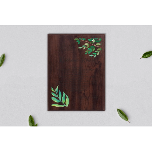 Dyplom ślubny dla świadków - Flowers & Frame Motyw 2