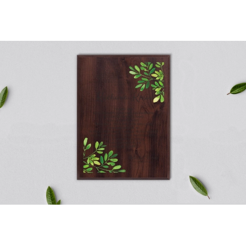 Dyplom ślubny dla świadków - Flowers & Frame Motyw 3