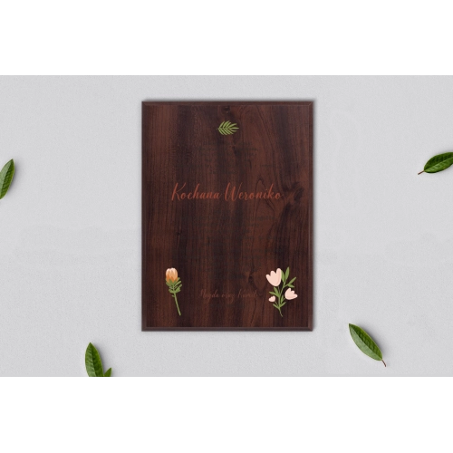 Dyplom ślubny dla świadków - Butterflies - Motyw 4