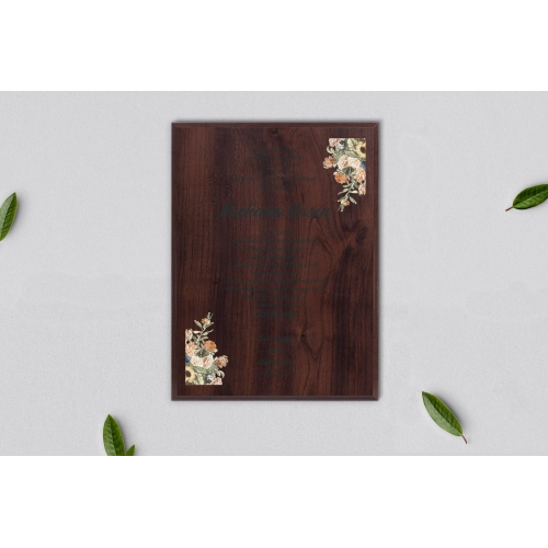 Dyplom ślubny dla świadków - Rustic Summer Motyw 2