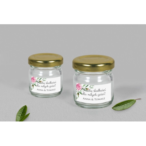 Słoiczek na słodkości - Flowers & Frame Motyw 4