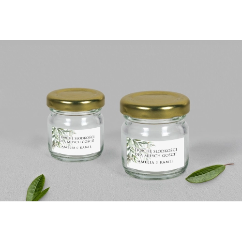 Słoiczek na słodkości - Leaves Motyw 1