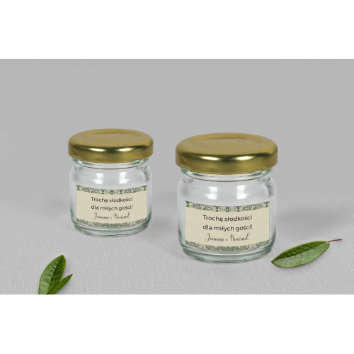 Słoiczek na słodkości - Vintage Motyw 2