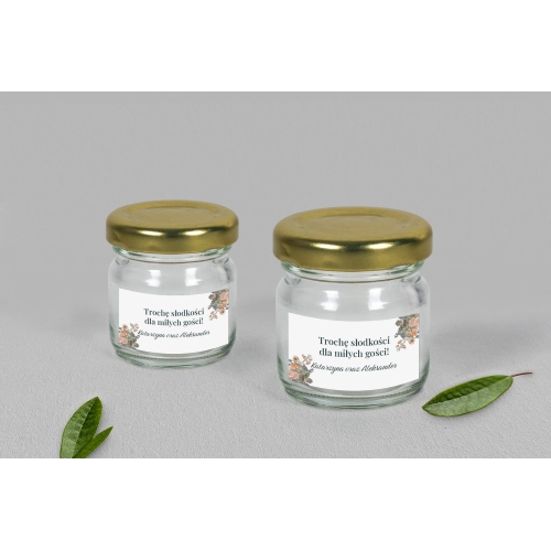 Słoiczek na słodkości - Rustic Summer Motyw 3