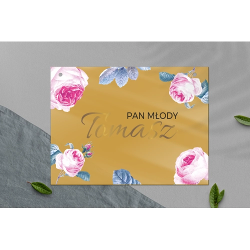 Zawieszka na krzesła - Prostokątna Dream Motyw 3