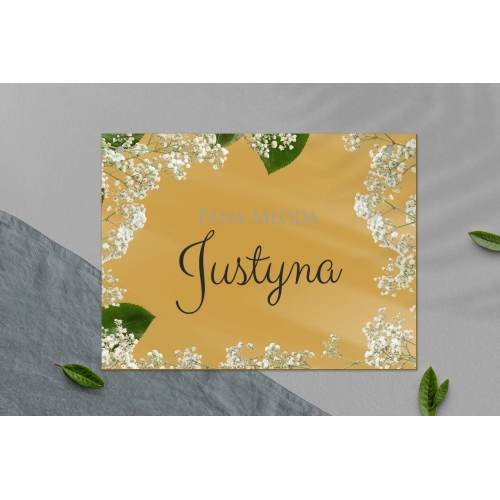 Zawieszka na krzesła - Prostokątna Soft Motyw 7