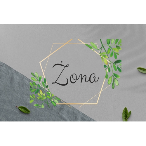 Zawieszka na krzesła - Prostokątna Flowers & Frame Motyw 3