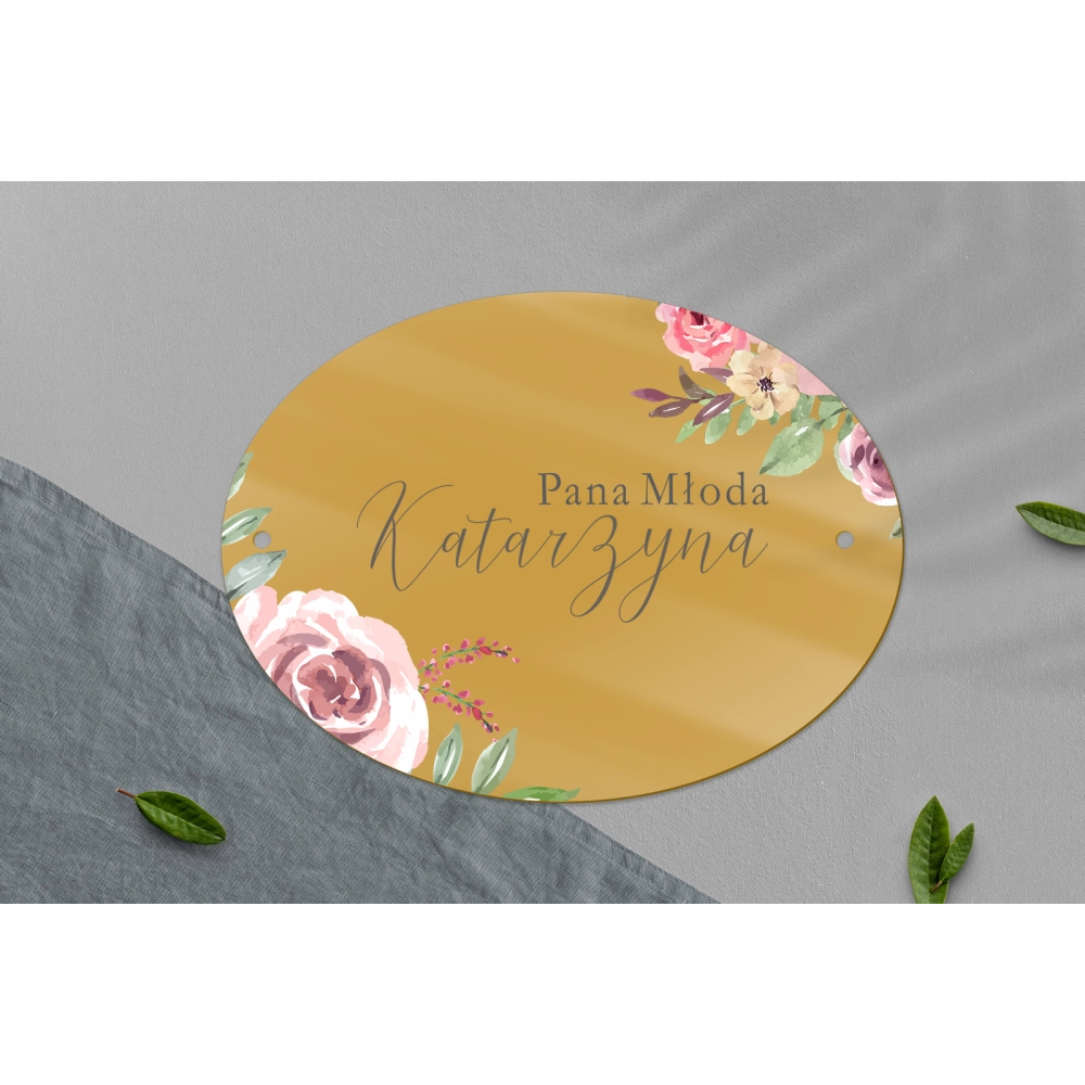 Zawieszka na krzesła - Owalna PasteLove Motyw 2