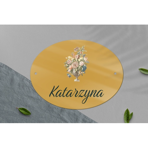 Zawieszka na krzesła - Owalna Rustic Summer Motyw 1