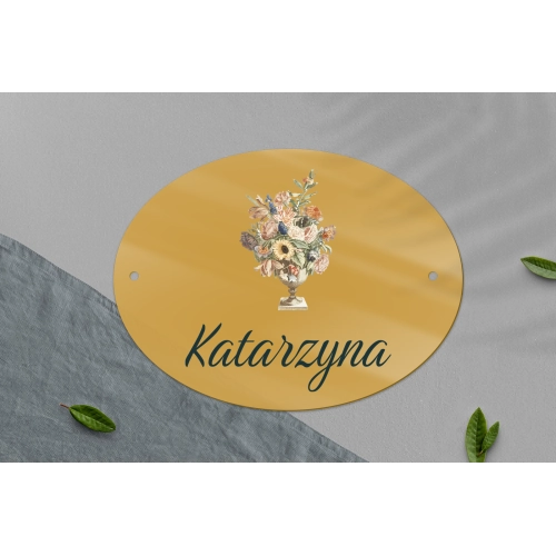 Zawieszka na krzesła - Owalna Rustic Summer Motyw 2