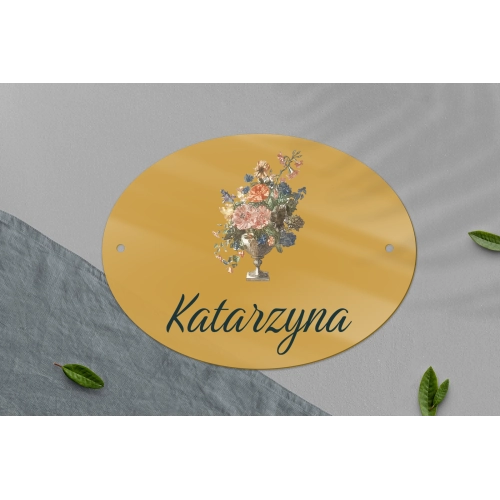 Zawieszka na krzesła - Owalna Rustic Summer Motyw 3