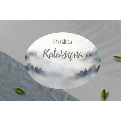 Zawieszka na krzesła - Owalna Forest - Motyw 5