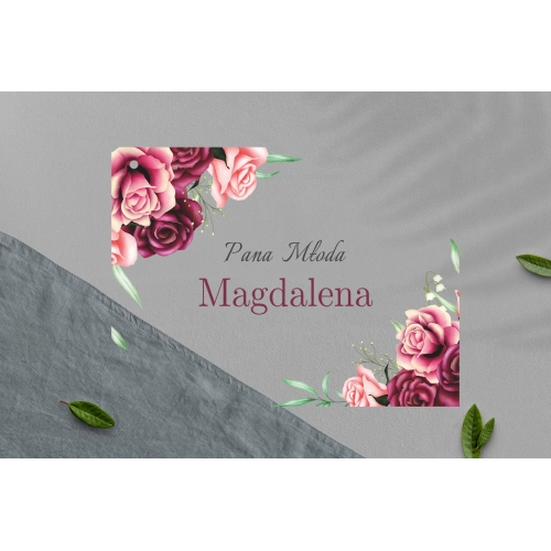 Zawieszka na krzesła - Prostokątna Fabello Motyw 3