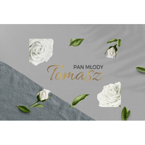 Zawieszka na krzesła - Prostokątna Dream Motyw 1