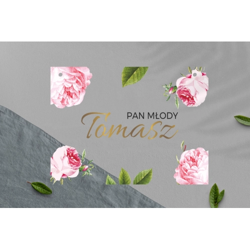 Zawieszka na krzesła - Prostokątna Dream Motyw 2