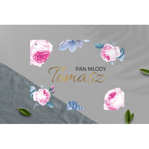 Zawieszka na krzesła - Prostokątna Dream Motyw 3