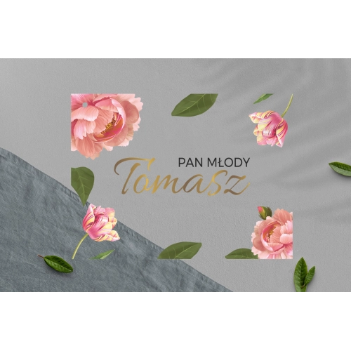 Zawieszka na krzesła - Prostokątna Dream Motyw 6